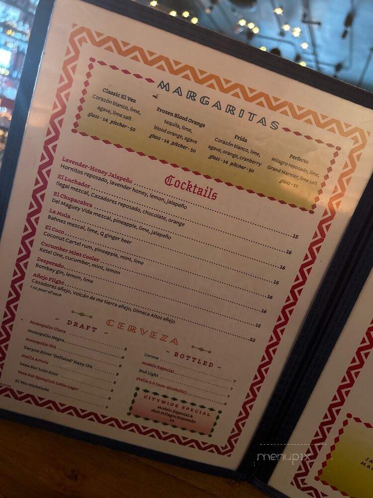 El Vez Fort Lauderdale - Fort Lauderdale, FL menu_pic