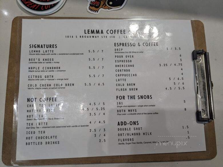Lemma Coffee Roasters - Denton, TX