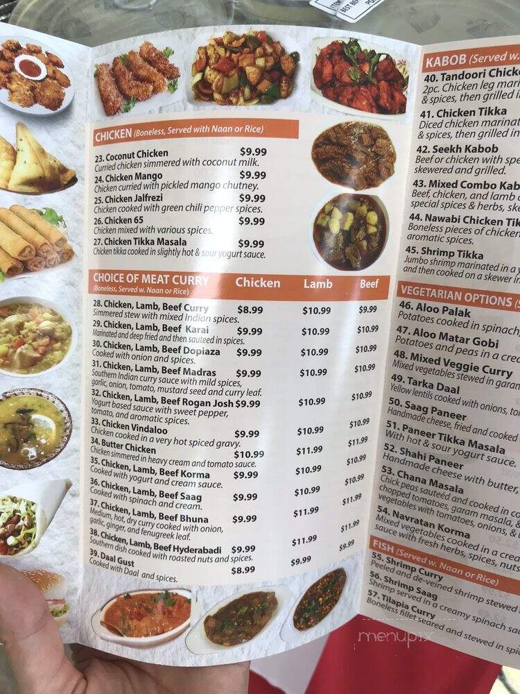 Bismillha Kabob N Curry Cafe - Warren, MI menu_pic