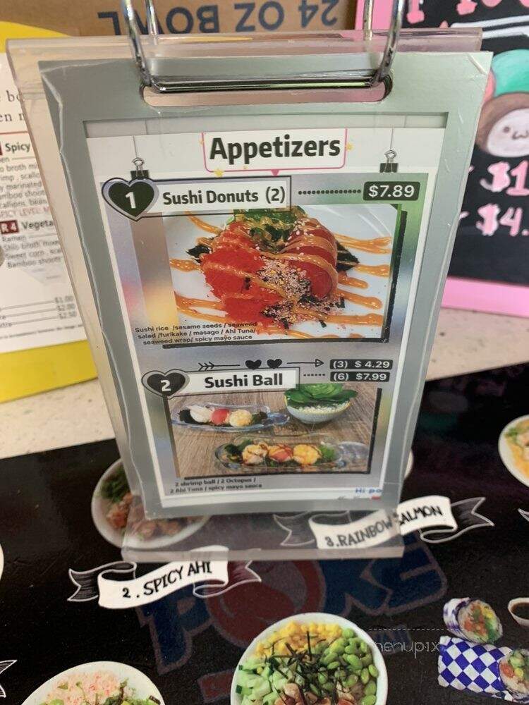 Hi Poke - Morrisville, NC menu_pic