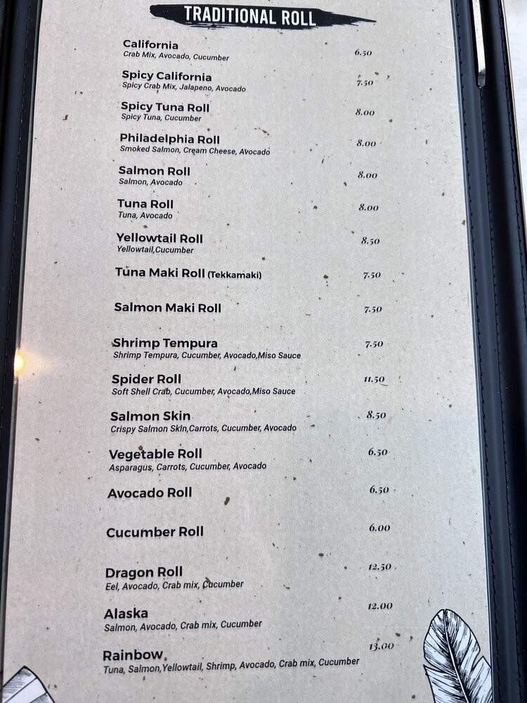 Umai Sushi - McKinney, TX menu_pic