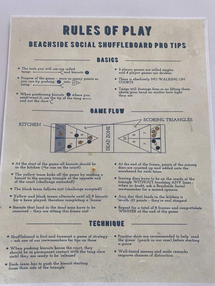 Beachside Social - Virginia Beach, VA menu_pic
