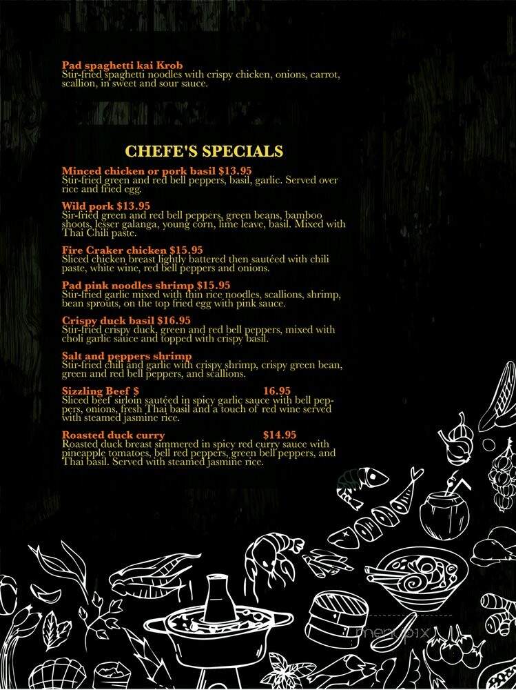 Real Thai Cuisine - Cranberry Township, PA menu_pic