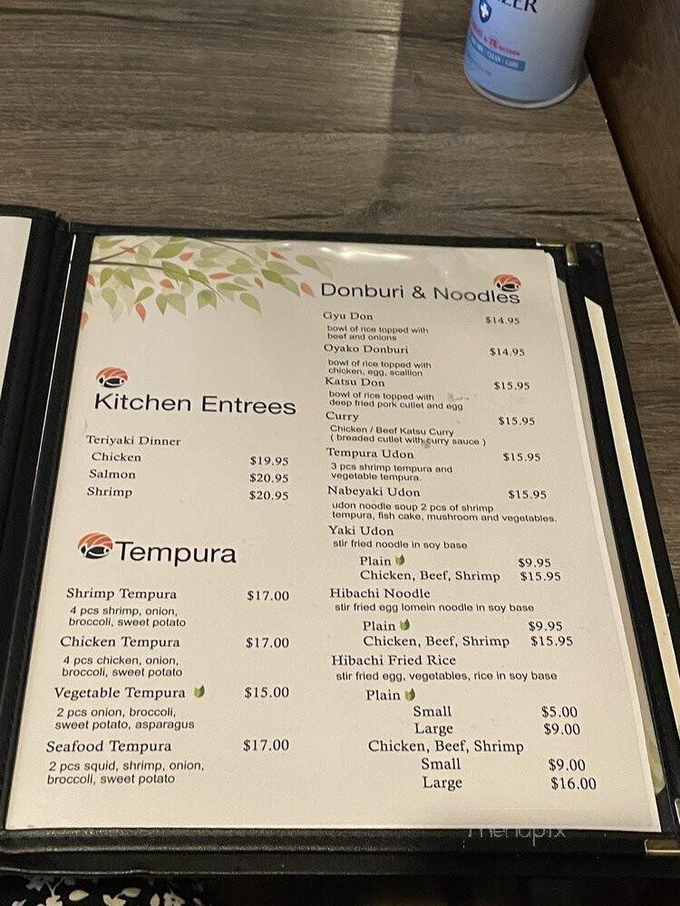 Naru Restaurant - Franklin Lakes, NJ menu_pic
