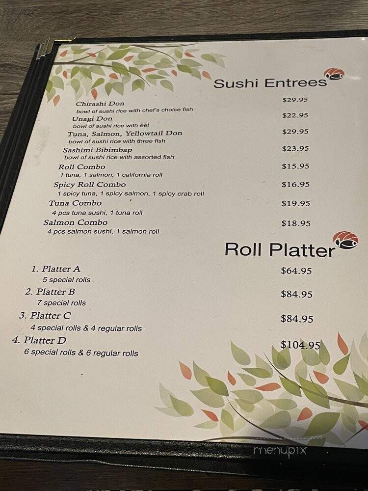 Naru Restaurant - Franklin Lakes, NJ menu_pic