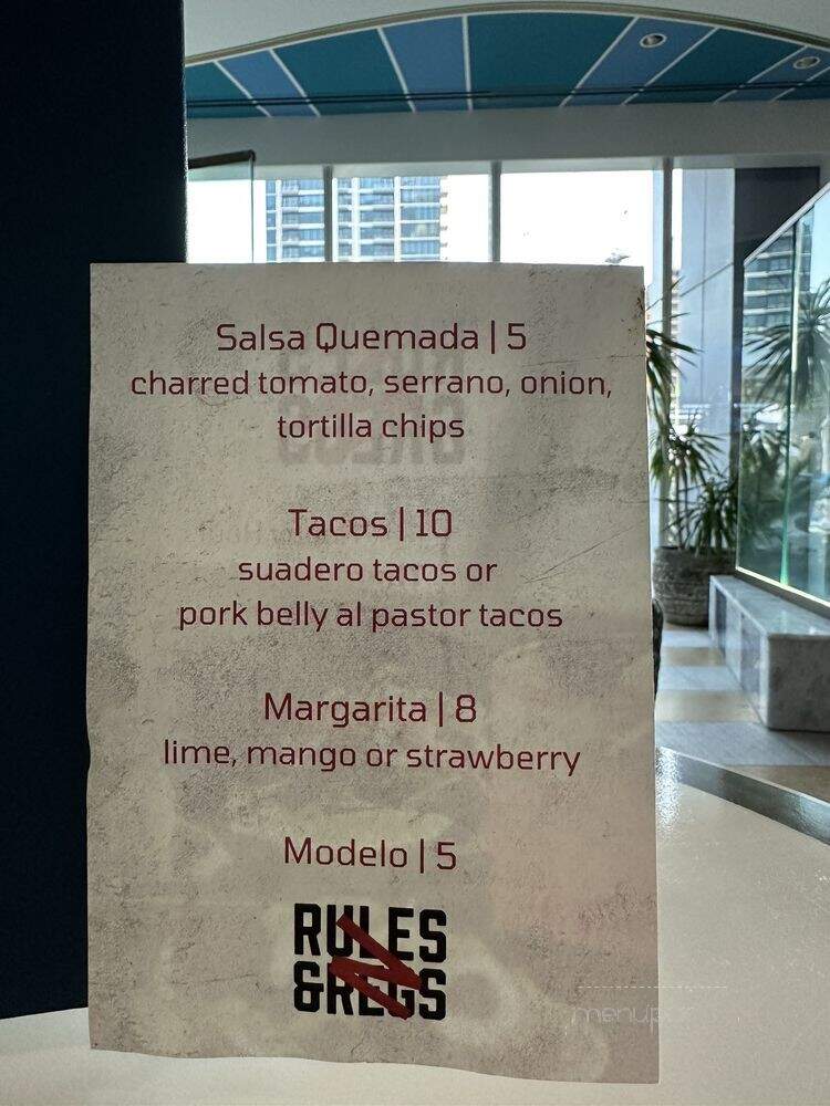Rules & Regs - Austin, TX menu_pic