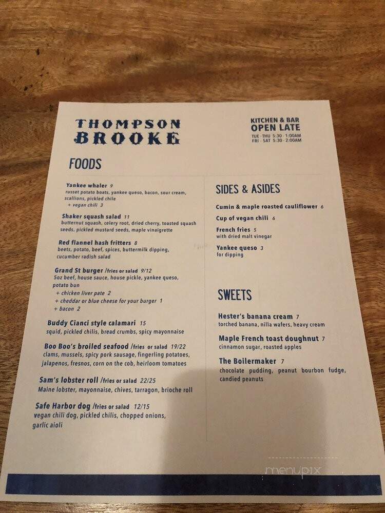 Thompson Brooke - Brooklyn, NY
