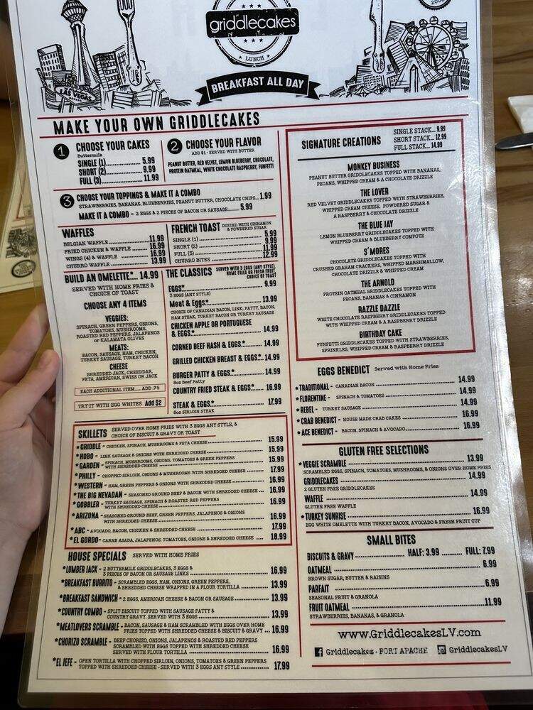 Griddlecakes - Las Vegas, NV menu_pic