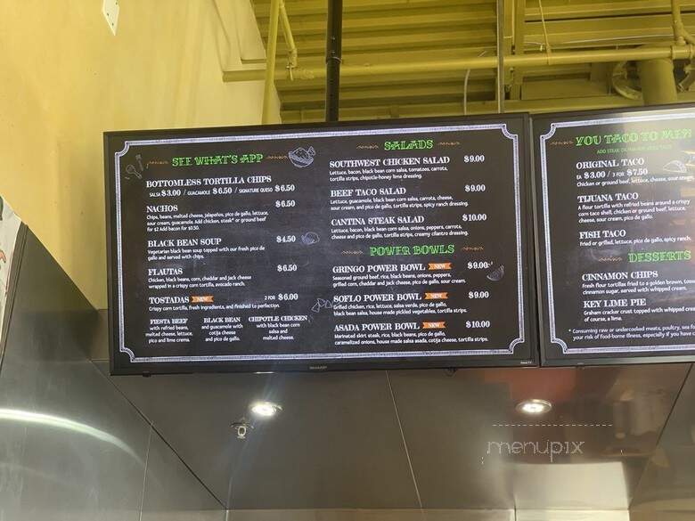 LIME Fresh Mexican Grill - West Palm Beach, FL menu_pic