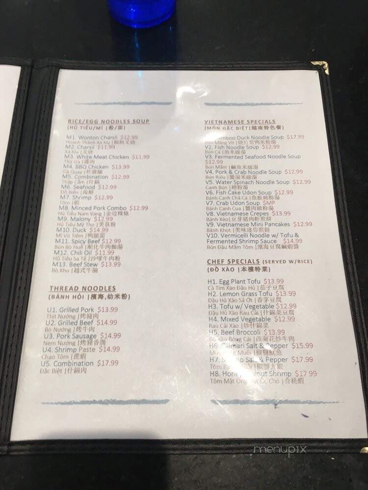 Pho Hong Chau - South Salt Lake, UT menu_pic