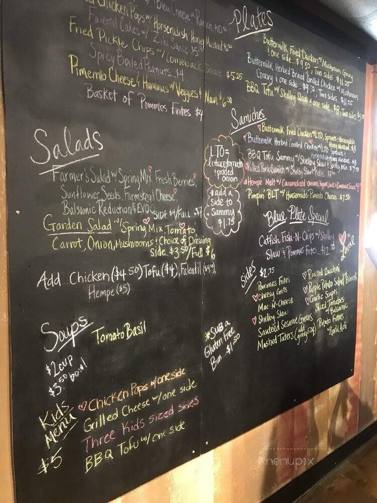 HomeGrown - Asheville, NC menu_pic