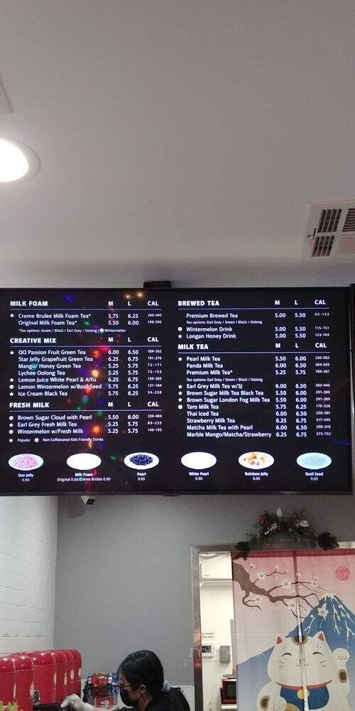 Gong Cha - Cerritos, CA menu_pic