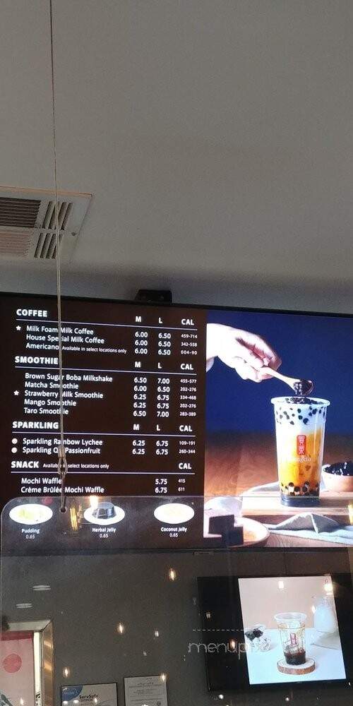 Gong Cha - Cerritos, CA menu_pic
