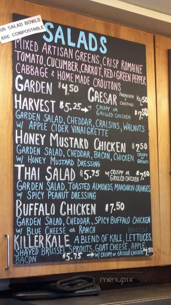 Tally's Kitchen at Bayside - Portland, ME menu_pic