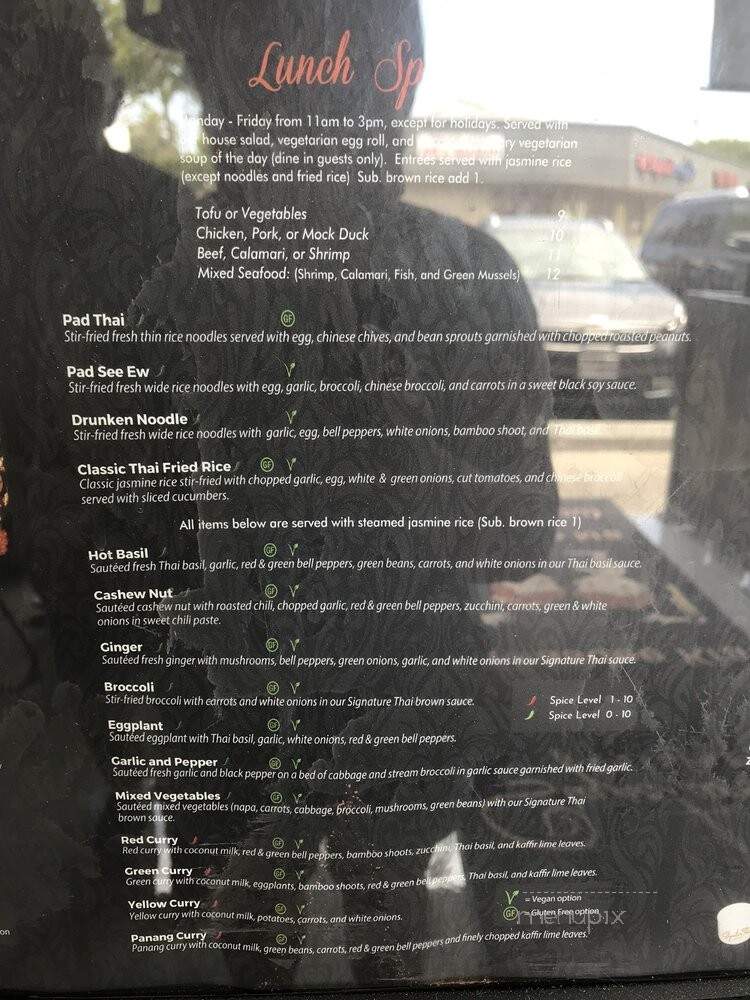 Signature Thai Cuisine - La Mesa, CA menu_pic