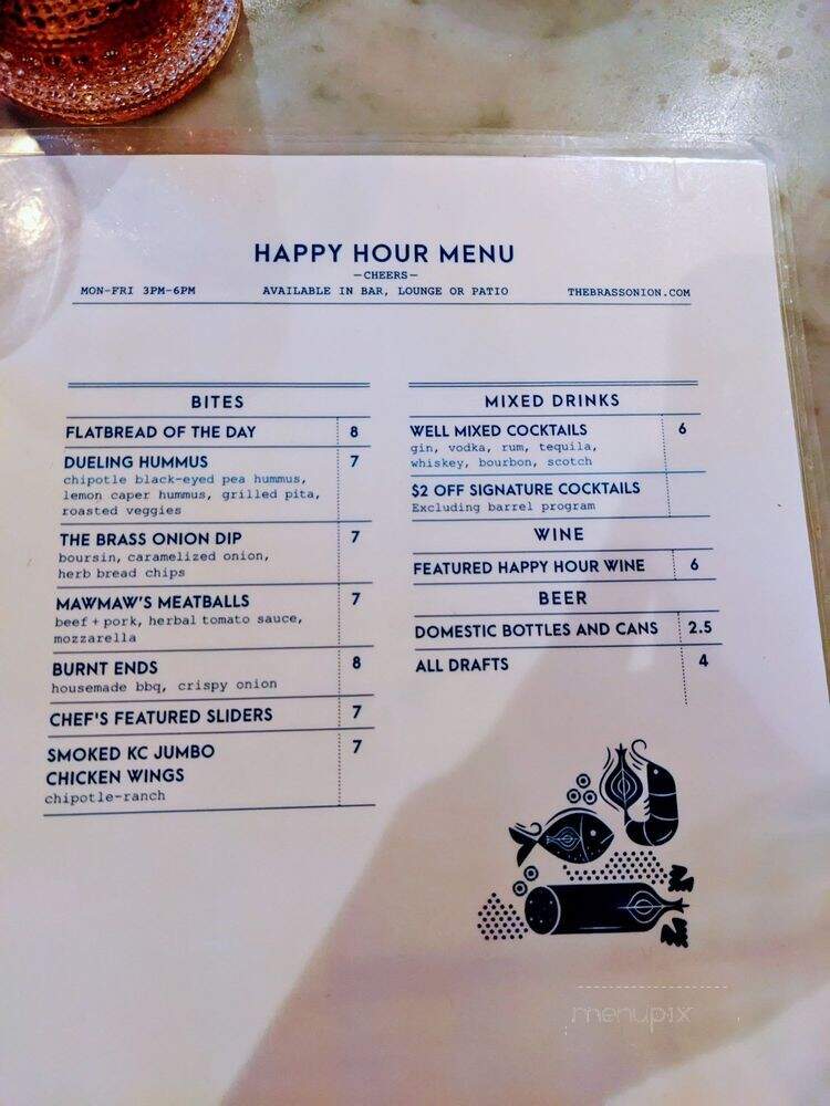 The Brass Onion - Overland Park, KS menu_pic