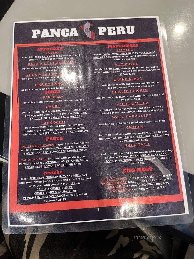Panca - Nashville, TN menu_pic