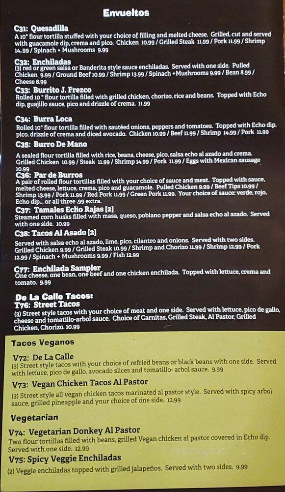 E'cho Frezco - Forest Hill, MD menu_pic