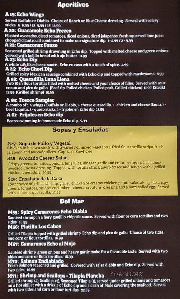 E'cho Frezco - Forest Hill, MD menu_pic