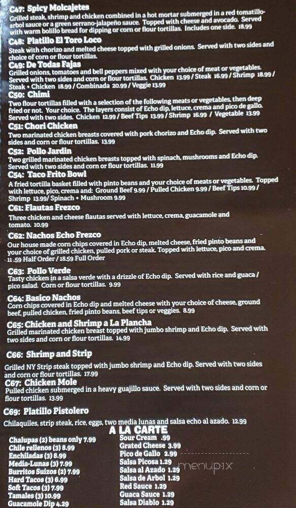 E'cho Frezco - Forest Hill, MD menu_pic
