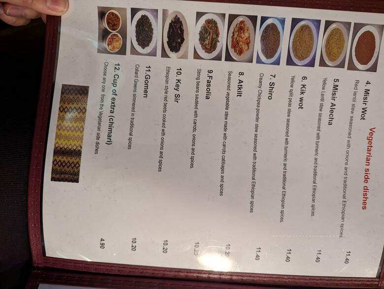 GS Cafe and Ethiopian Cuisine - Covina, CA menu_pic