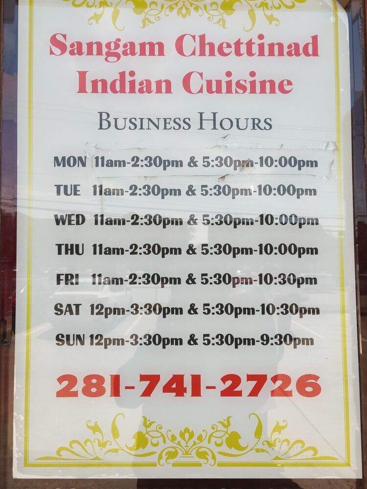 Sangam Chettinad Indian Cuisine - Houston, TX