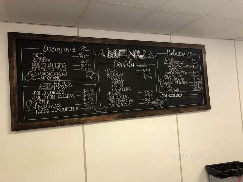 Chalet - Garland, TX menu_pic