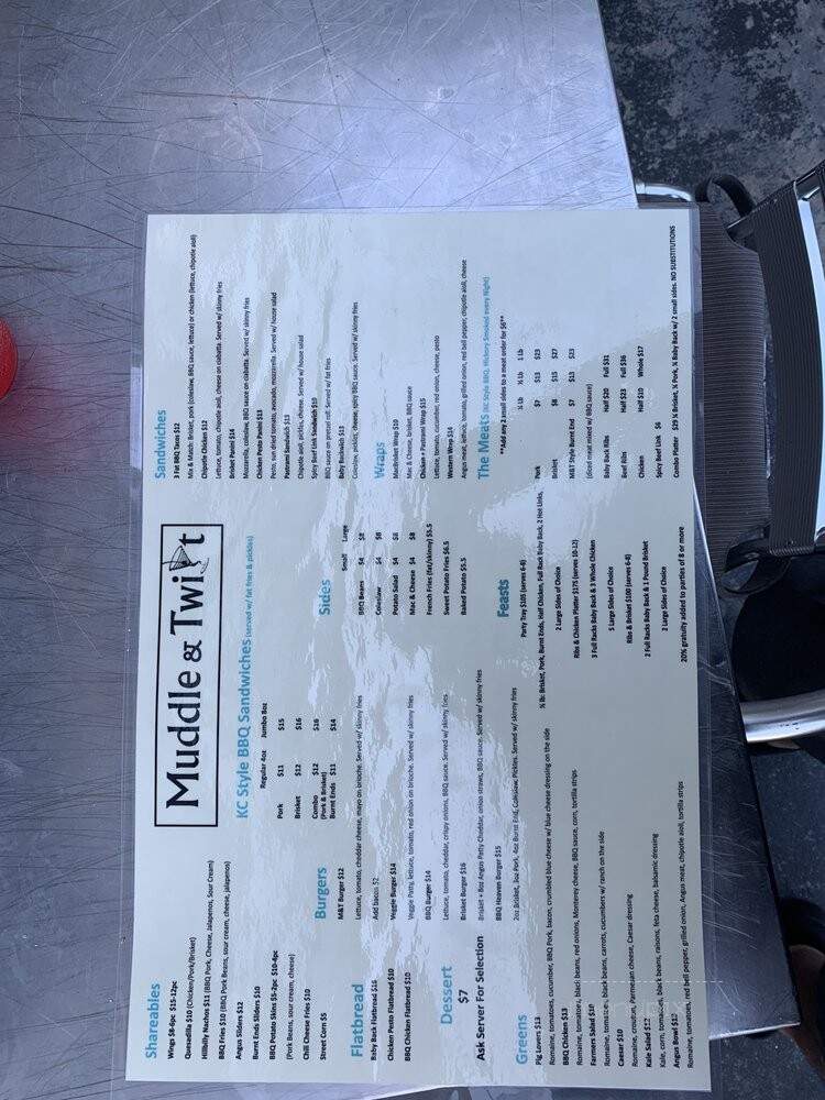 Muddle & Twist - North Hollywood, CA menu_pic