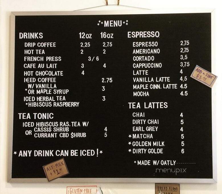 Mansion + Reed General Store - Coxsackie, NY menu_pic