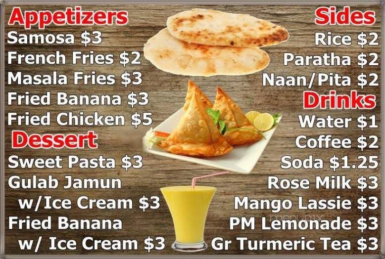 Indian bowl - Roseville, CA menu_pic