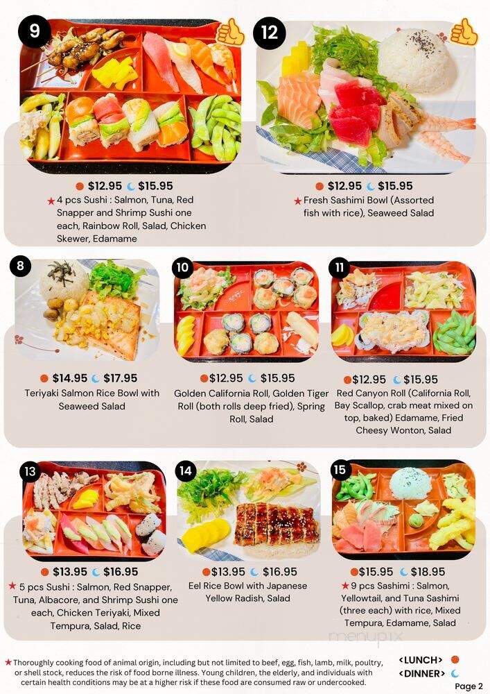 Super Sushi - Las Vegas, NV menu_pic