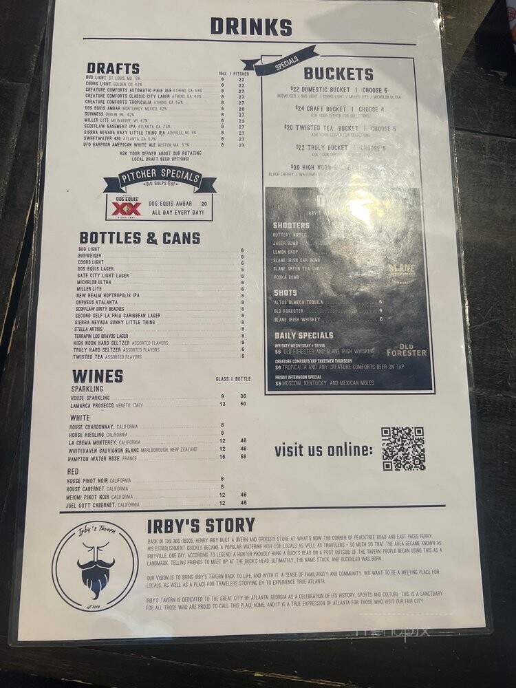 Irby's Tavern - Atlanta, GA