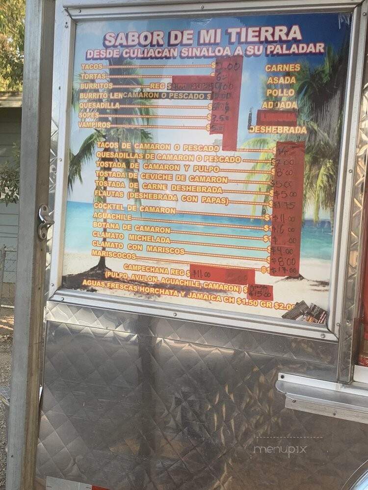 Sabor De Mi Tierea - Stockton, CA menu_pic
