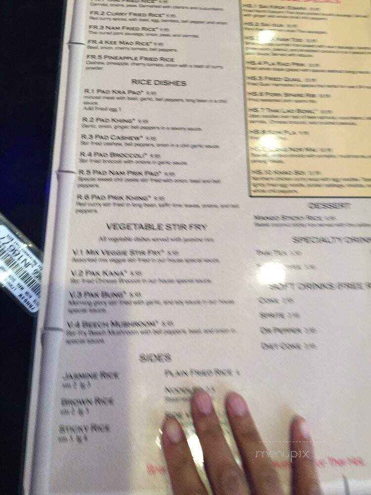 Thai Lao - Kingwood, TX menu_pic