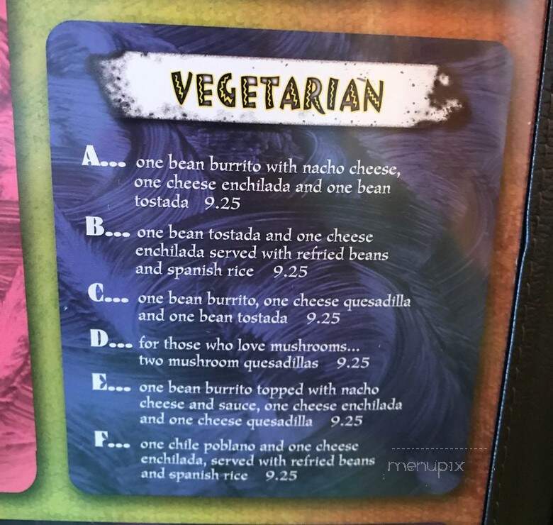 Los Agaves Mexican Grill - Iowa City, IA menu_pic