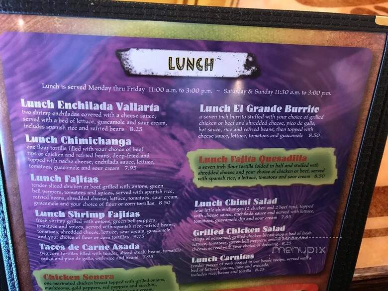 Los Agaves Mexican Grill - Iowa City, IA menu_pic