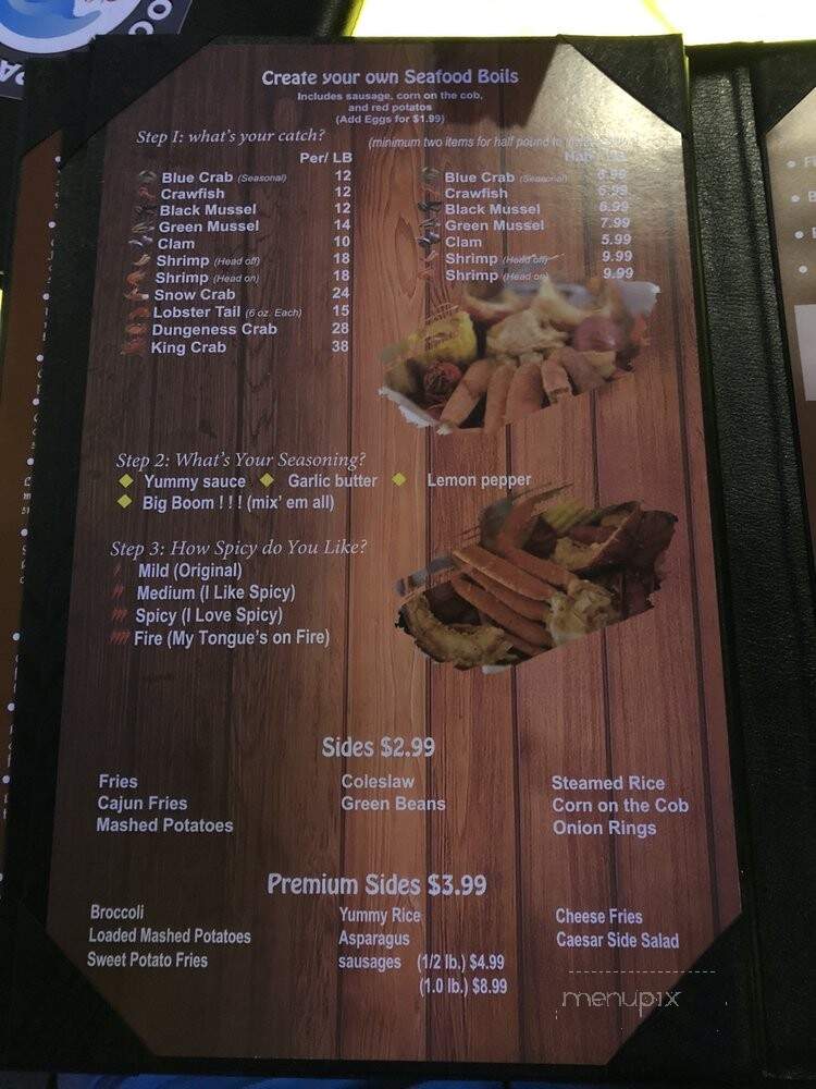Yummy Crab Seafood Restaurant & Sports Bar - Jacksonville Beach, FL menu_pic