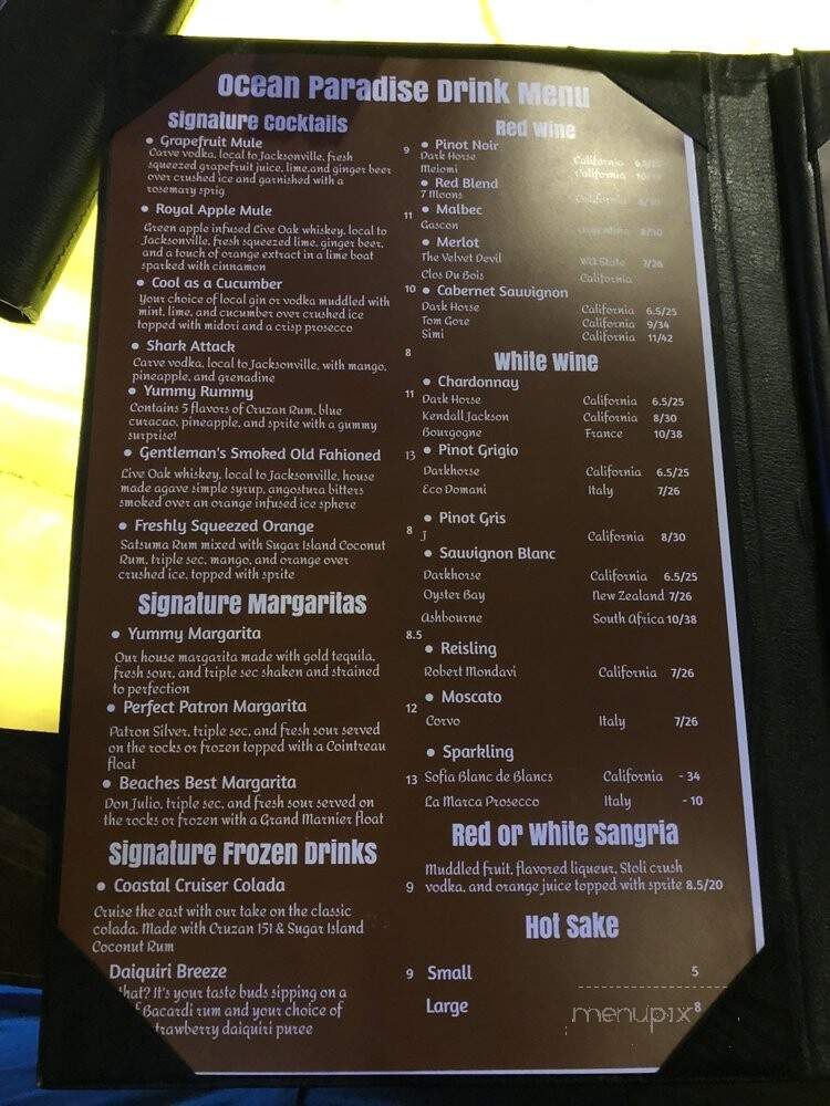 Yummy Crab Seafood Restaurant & Sports Bar - Jacksonville Beach, FL menu_pic