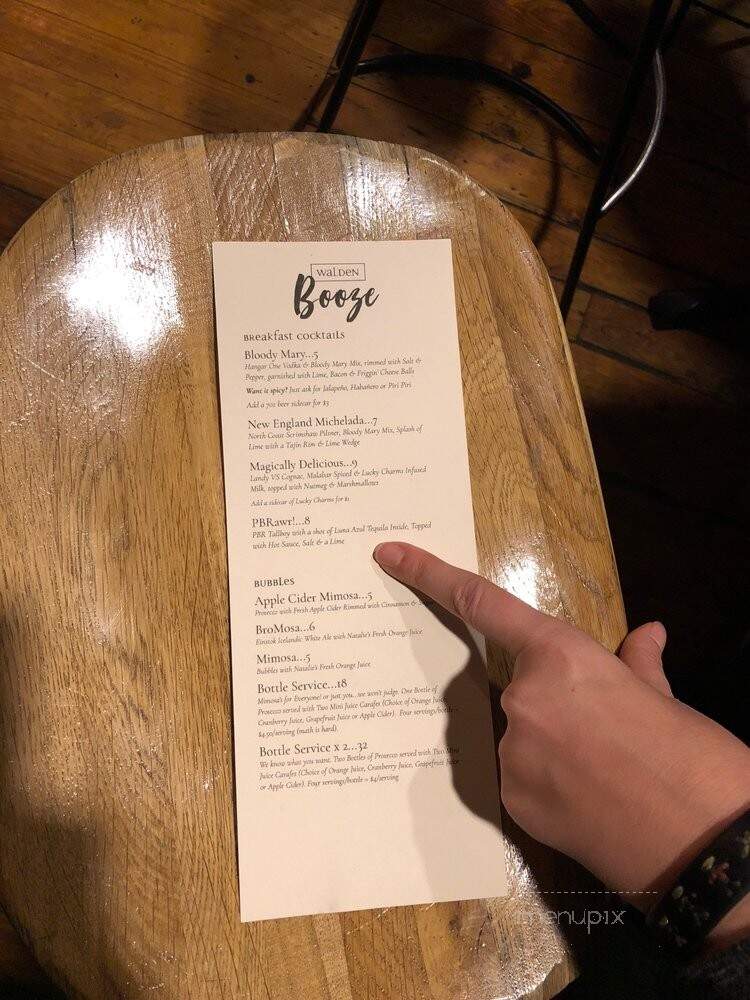 Walden - Nashville, TN menu_pic
