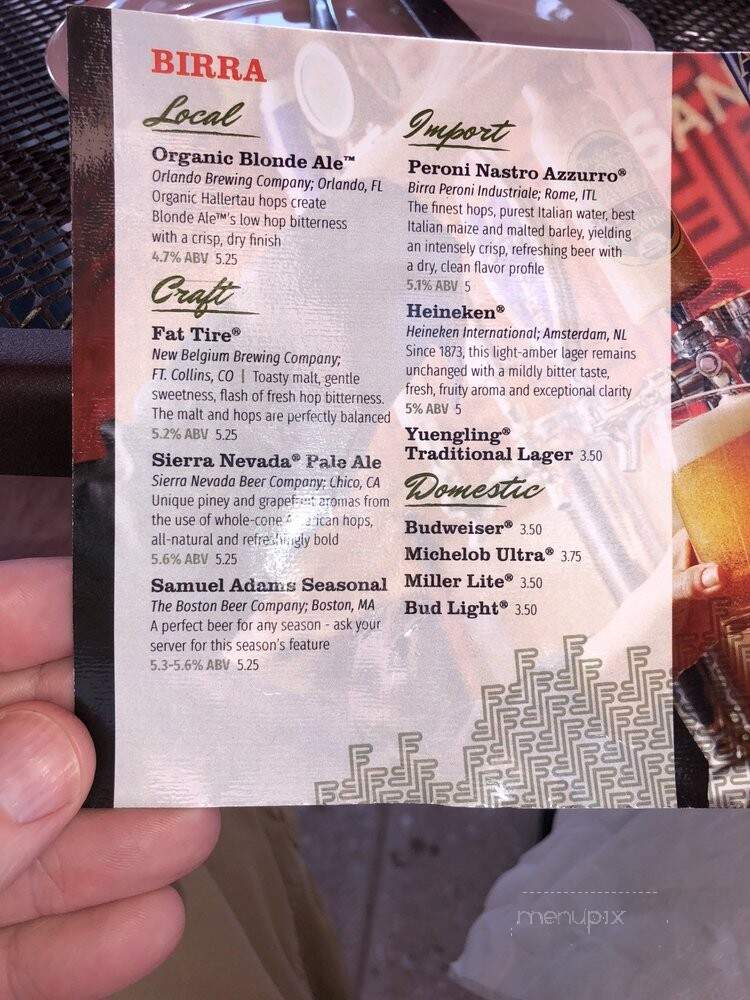 Flippers Pizzeria - Windermere, FL menu_pic