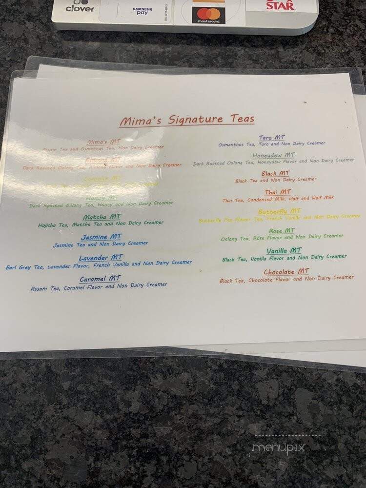 Mima's Cafe & Tea Bar - Indialantic, FL menu_pic