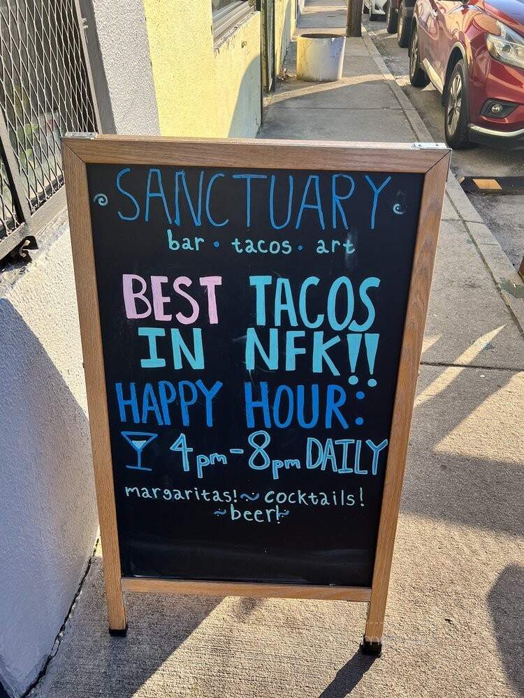 Sanctuary - Norfolk, VA menu_pic