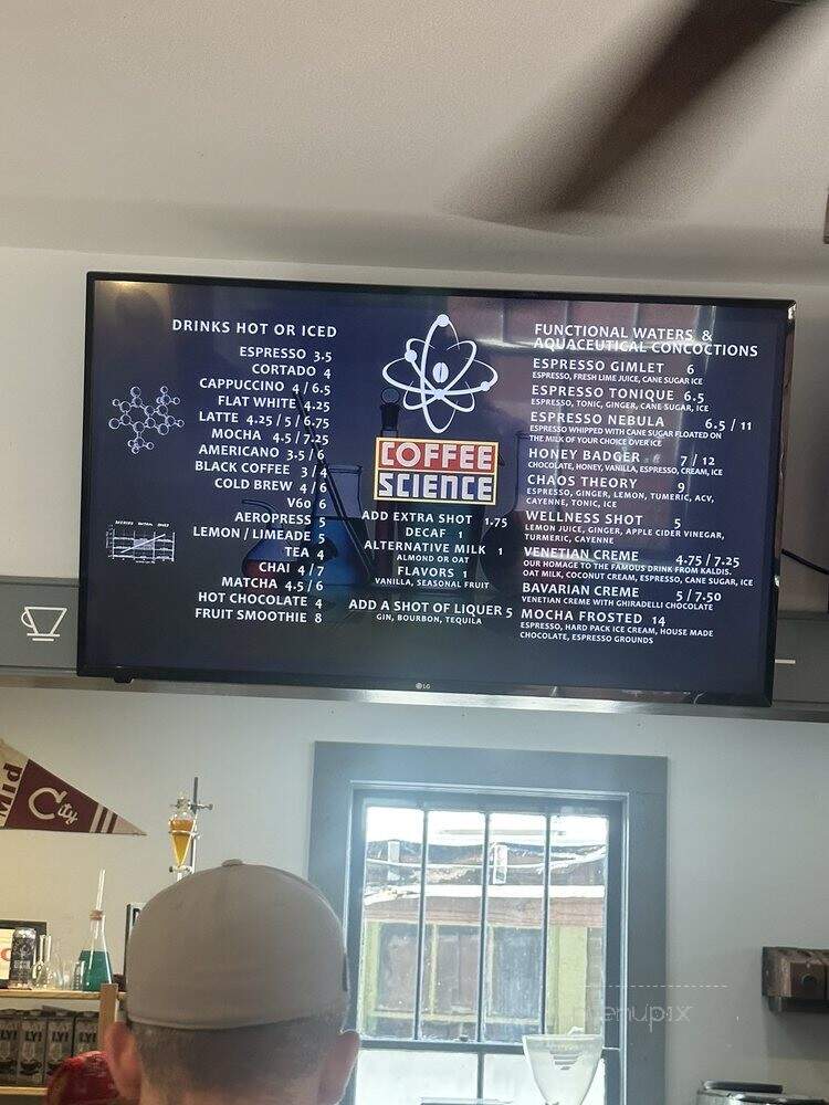 Coffee Science - New Orleans, LA menu_pic