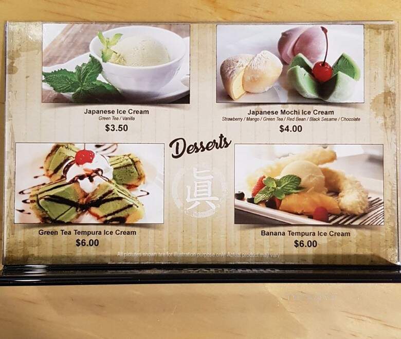 Jin Sushi - Lakewood, WA menu_pic