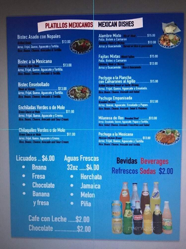 El Sabor Catracho - Philadelphia, PA menu_pic