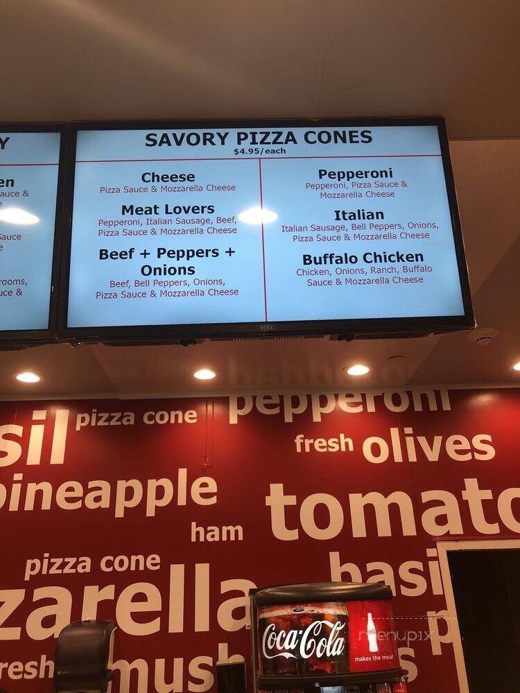 Pizza Cone Factory - Katy, TX menu_pic
