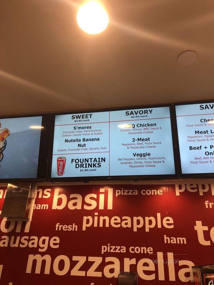 Pizza Cone Factory - Katy, TX menu_pic