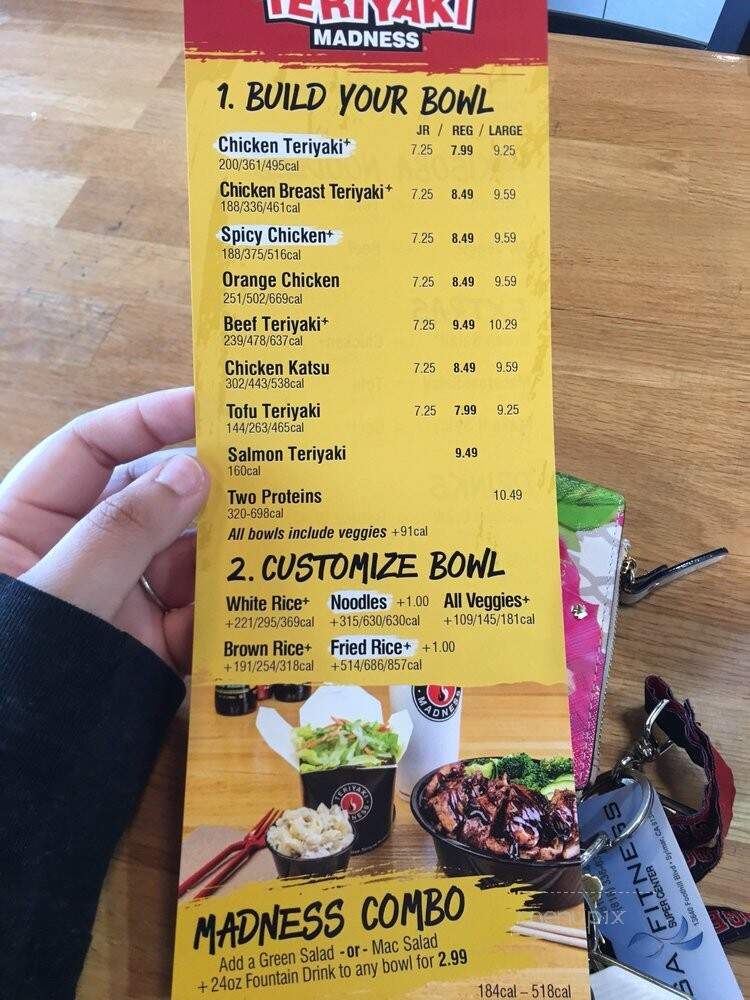 Teriyaki Madness - Sylmar, CA menu_pic