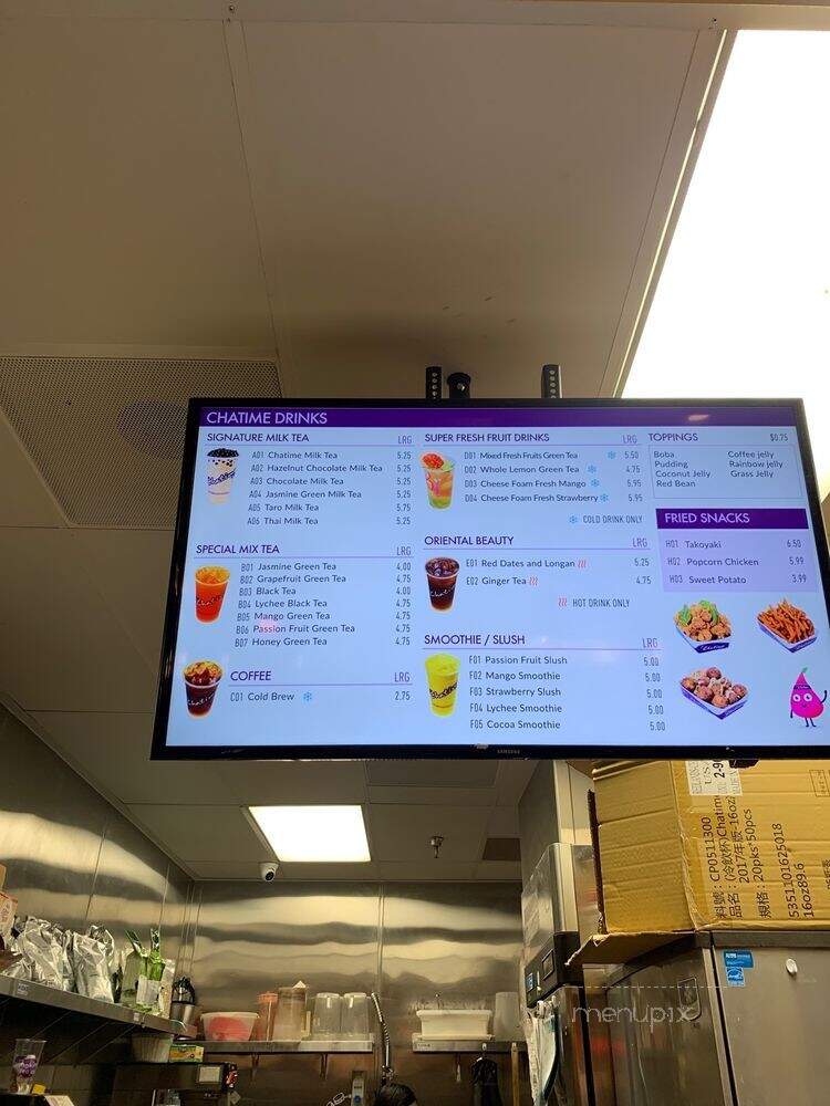 Chatime - Cabazon, CA menu_pic