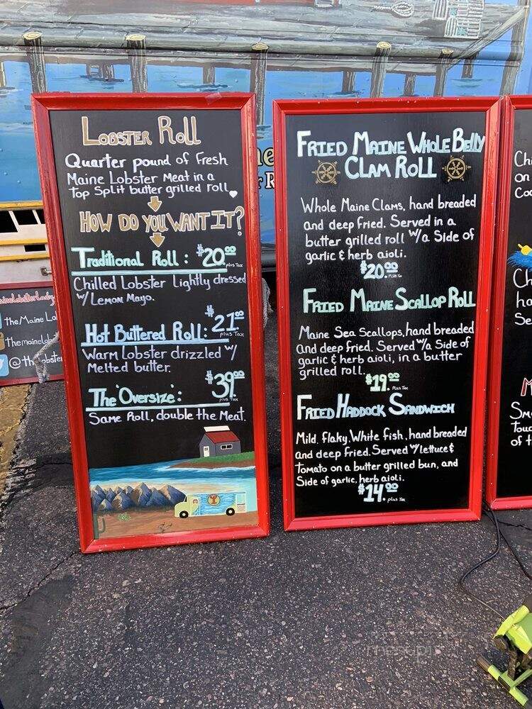 The Maine Lobster Lady - Isle Au Haut, ME menu_pic